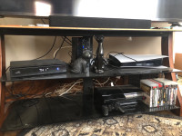 Glass Entertainment Stand 