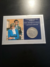 1981 UK 25p Coin Marriage of Prince of Wales to Lady Diana