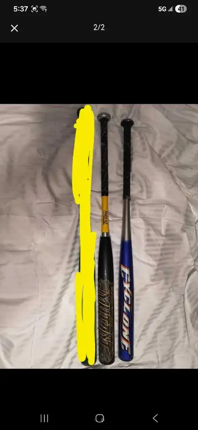 SOFTBALL BATS SEE DESCRIPTION BELOW, View more