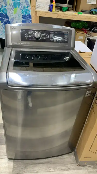 LG 5.0 CuFt Mega Capacity TurboWash Front Load Washer with Steam, View more