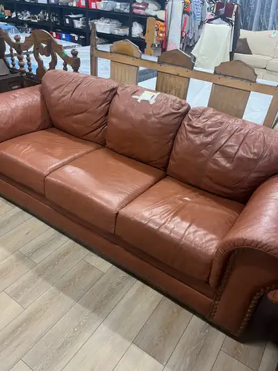 Faux Leather Sofa, View more