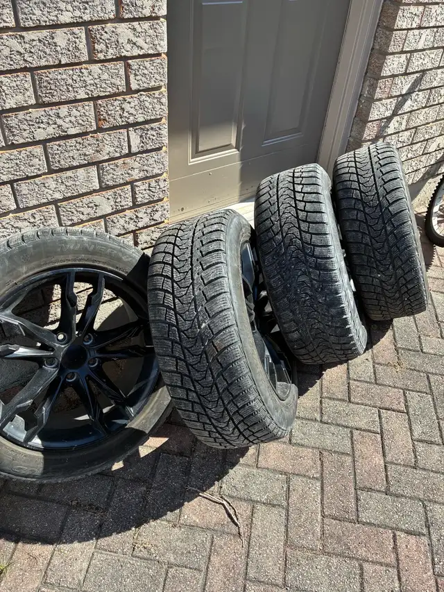 Snows on alloy wheels in Tires & Rims in Peterborough - Image 2