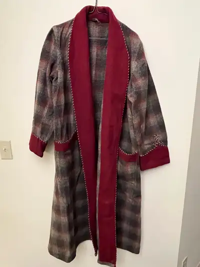 Men’s Plaid Robe, View more