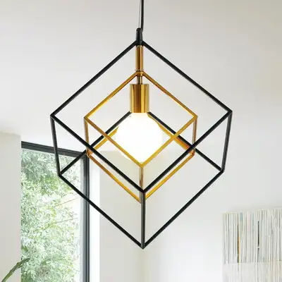 I have a brand new Shansrui modern Geometric Chandelier. It is a 1-Light Metal Pendant Light Fixture...