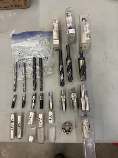 Pipe NPT Thread Taps & Drill Bits 1/8” to 1”, View more