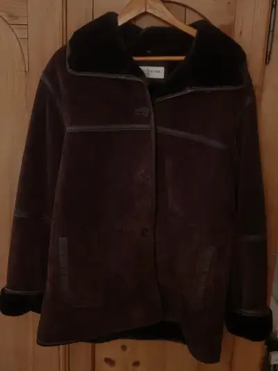 Jones New York Suede Fur Lined Winter Coat, View more