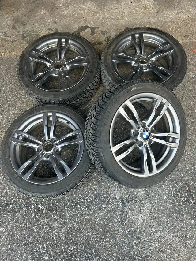 18” BMW OEM M-SPORT RIMS AND WINTER TIRES in Tires & Rims in Mississauga / Peel Region - Image 3