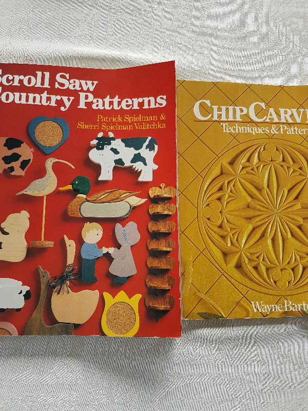 Used, Scroll Saw Country Patterns/Chip Carving Techiques & Patterns for sale  