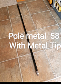 Pole Metal 58"
with metal tip