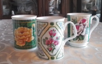 BONE CHINA MUG(S)- Crown Trent, Roy Kirkham - England $14ea