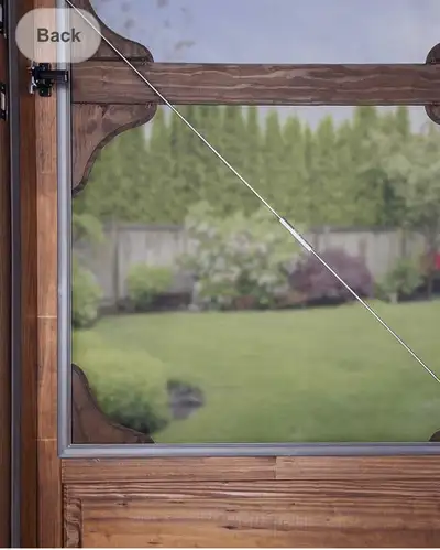 Two new screen door turnbuckles used to remove sag and square up your screen doors . One is 42, the...