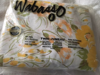 NEW  TWIN BEDSHEET SET WABASSO  & MORE ITEMS, View more