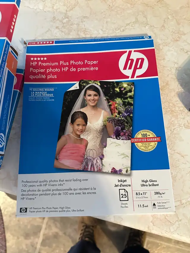 HP Premium Photo Paper in Printers, Scanners & Fax in Barrie - Image 3