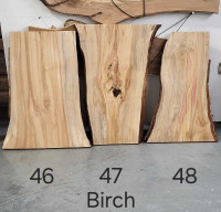 Birch Live Edge Wood!!! Winnipeg Manitoba Preview