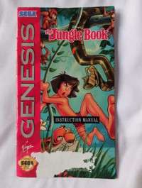 Manuel d'instruction "The Jungle Book" pour Sega Genesis