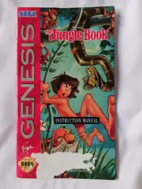 Manuel d'instruction "The Jungle Book" pour Sega Genesis