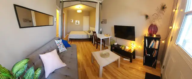 1 350$ Studio Métro Ligne Bleu.