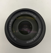 Nikon AF-P DX NIKKOR 70-300mm f/4.5-6.3G ED VR Lens $229