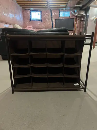 16-Pair Shoe Rack, View more