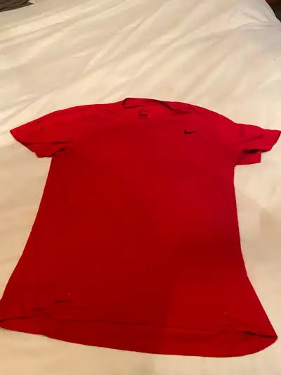 Nike Red T-Shirt. Size Youth L. Great shape. *REDUCED* Asking $6. Emails only.
