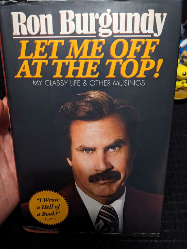 Ron Burgundy Let Me Off At The Top! Book in Fiction in St. Catharines