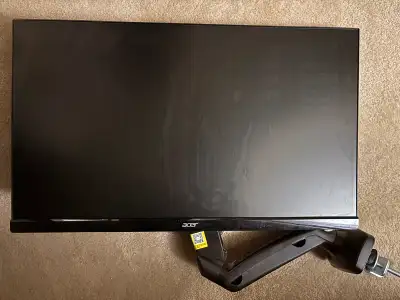 24” Acer monitor with desk attachment , View more