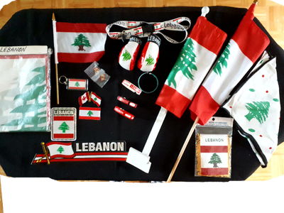 Large 3 x 5 ft flag,12 x18 in. Flag on a stick, desk size flag, car flag, lanyard, boxing gloves, (S...