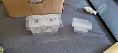 I'm selling two used but still very functional breeder boxes for your fish tank. These are great for...