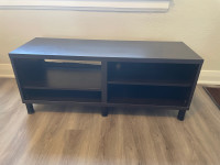 Ikea Besta TV bench - Black-brown