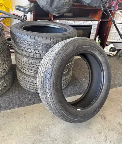 Set of 4 All Season tires for sale. 225/60R18 Like new, 90% tread $850 obo Set of 4 Winter tires for...