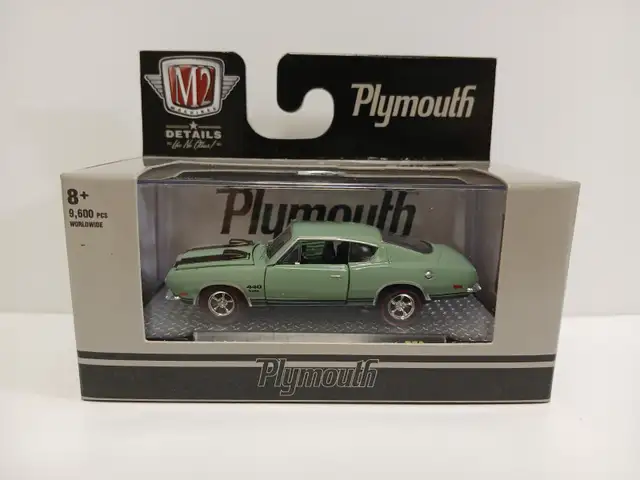 1969 Plymouth Barracuda 440. 2022 M2 Machines 9600 pcs