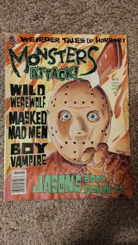 Good 1989 Monsters Attack! #3 Weirder Tales of Horror