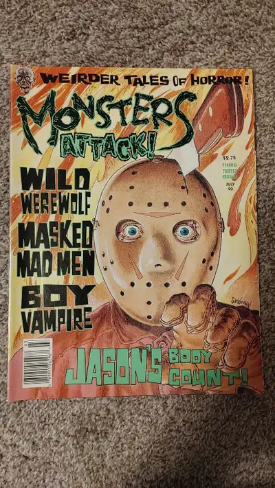 Good 1989 Monsters Attack! #3 Weirder Tales of Horror, View more