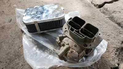 Webber carb and breather for Jeep, AMC Inline 6 progressive 2 barrel.