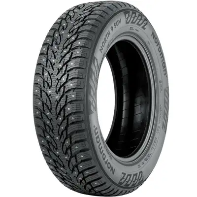 4 pneus d’hiver neufs Nokian North 9 SUV Clouté Grandeur 225/65R17 Jamais installé