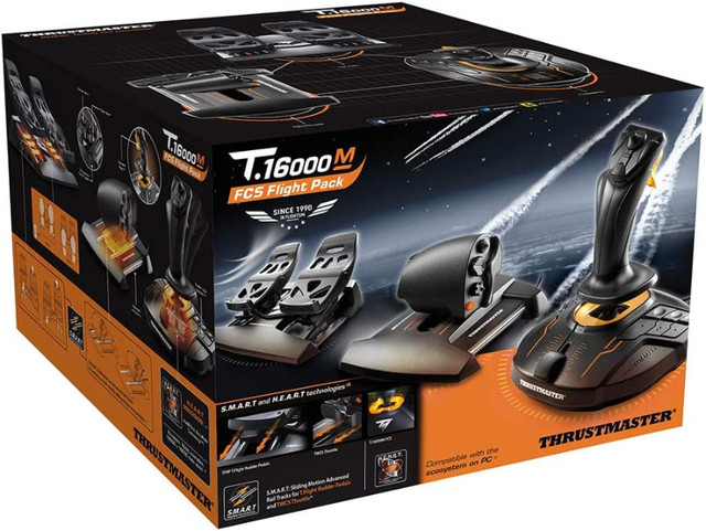 Thrustmaster  T16000M FCS Flight Pack - NEW IN BOX in PC Games in Abbotsford