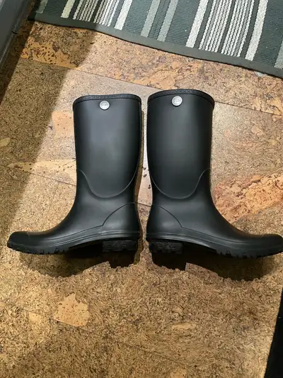 UGG Women's Shelby Matte tall rain boot, View more