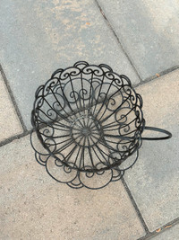 Vintage beautifully Detailed Metal planter