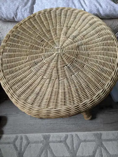 patio table, medium, wicker, View more