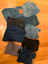 9 pairs of jeans for a teenager