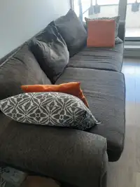 Free Sofa with cushions available.