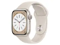 SALE Apple® Watch Series 8 41mm Starlight Aluminium