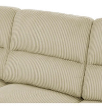 Premium corduroy three seater beige sofa !!