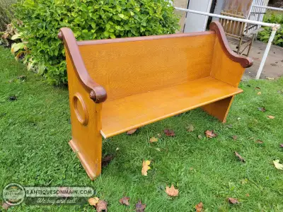Antique Church Pew, View more