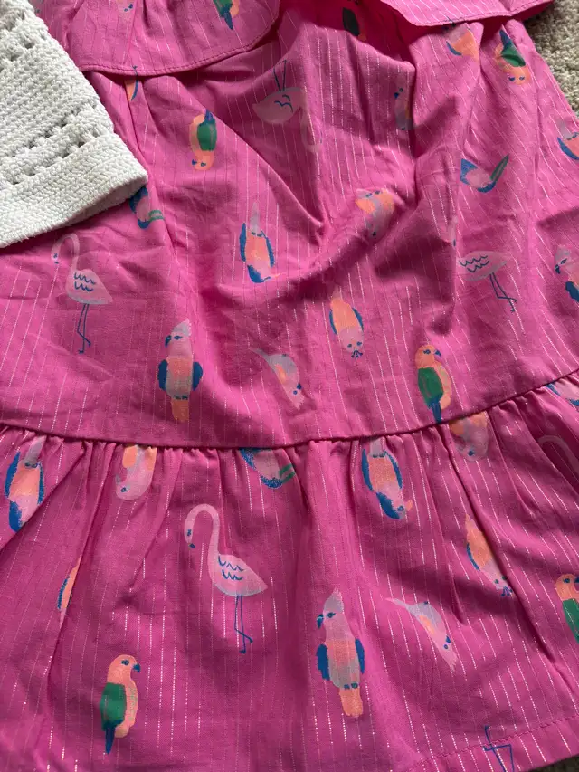 Baby Girl's Cardigan and Dress Set 2T in Clothing - 2T in Calgary - Image 3