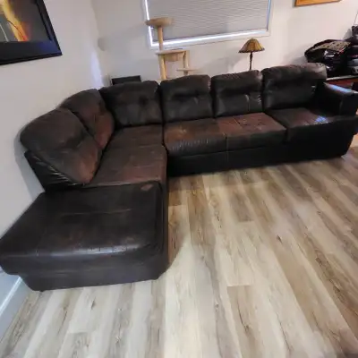 Dark Brown Sectional Sofa, View more