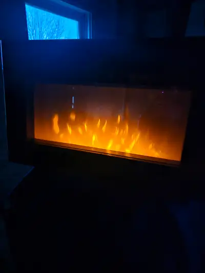 Wall hung fire place, View more