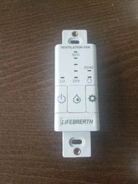 LIFEBREATH HRV wall controller model 99-BC03
