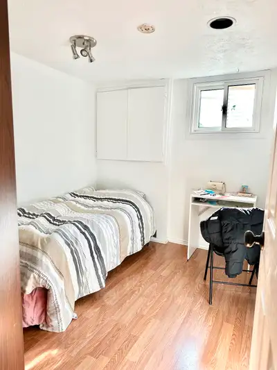 A basement room in clean and quiet house available