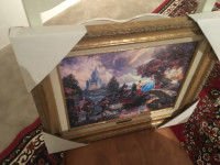 Disney Thomas Kinkade Painting